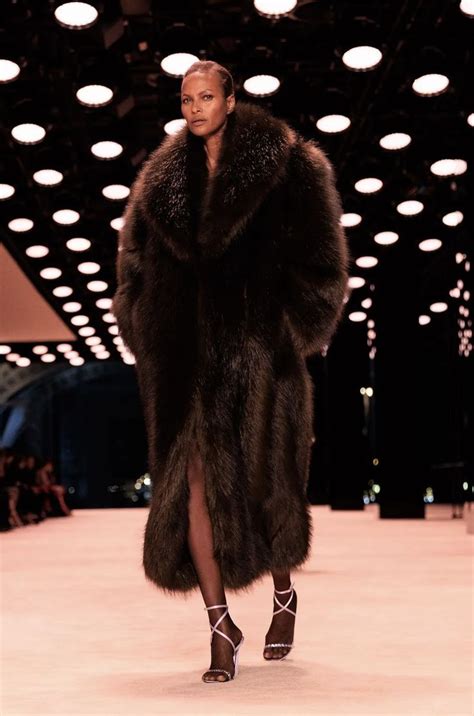 yves saint laurent couture fur coat|ysl couture blush.